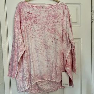 Brand new with tags Lululemon tie-dye shirt top women’s sz 20 1X 2X plus bag
